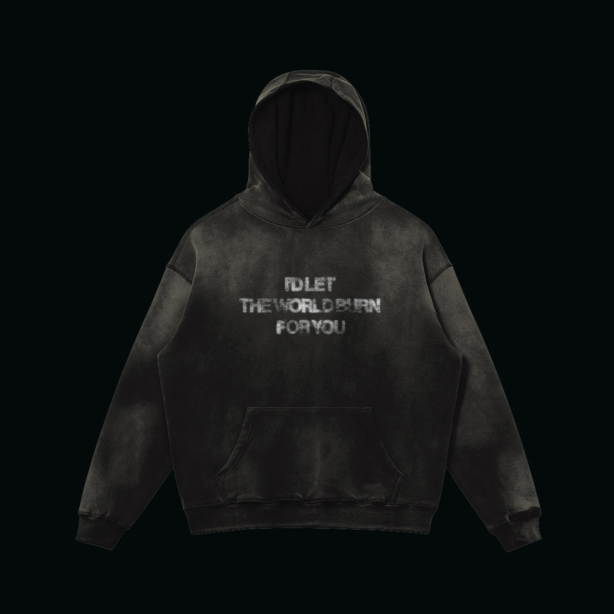 'LET THE WORLD BURN' - Sun Faded Hoodie