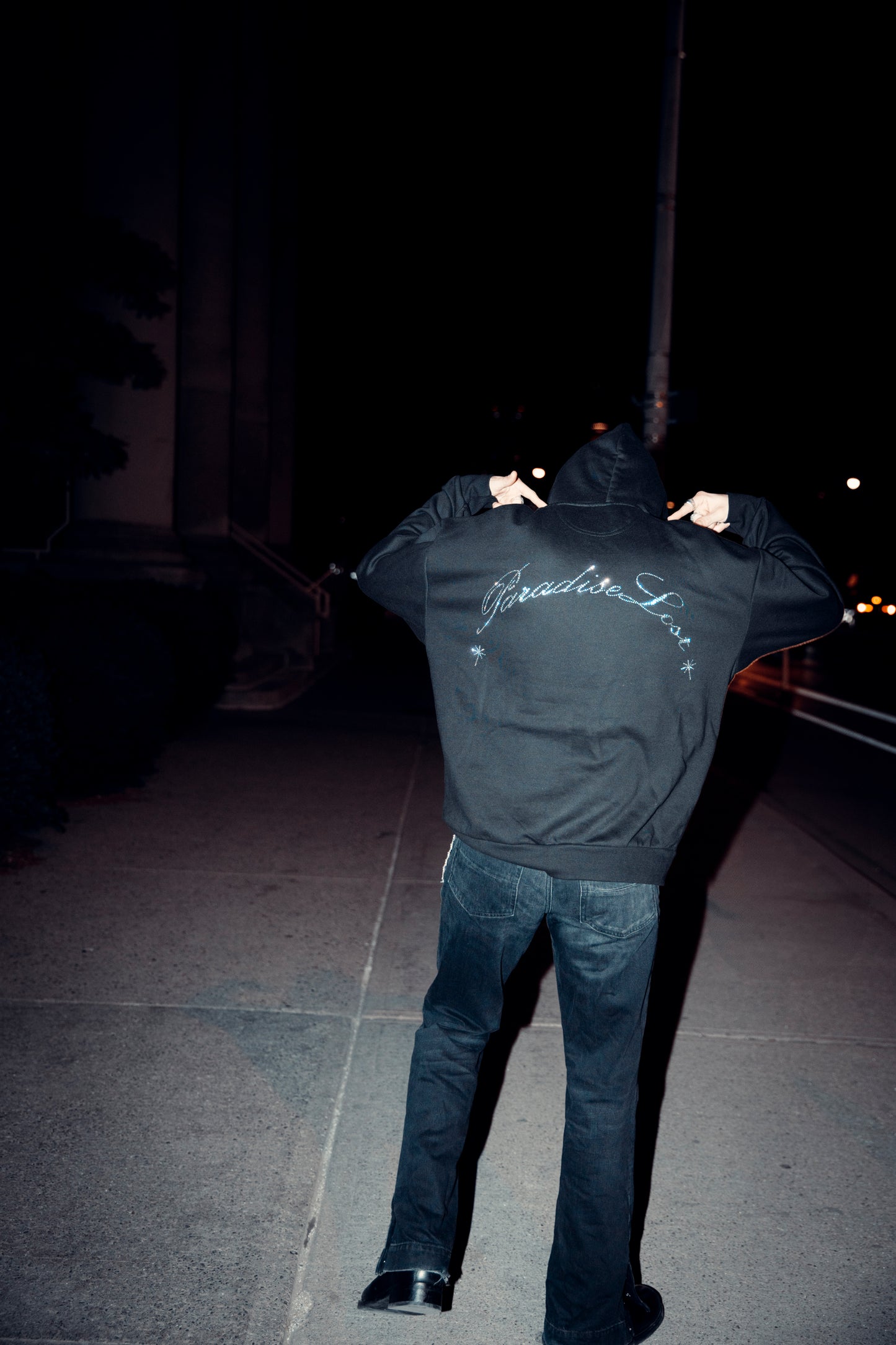 PARADISE LOST RHINESTONE HOODIE