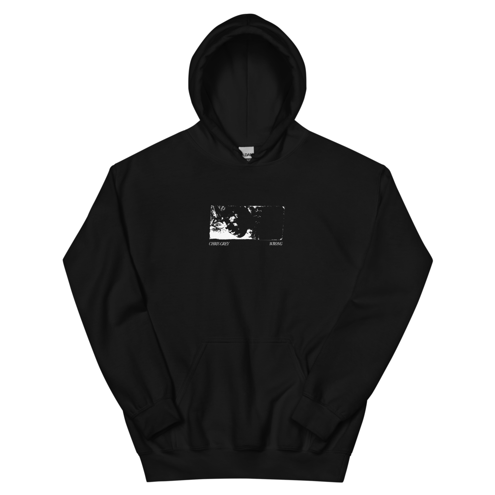 "WRONG" DRIP HOODIE - BLACK